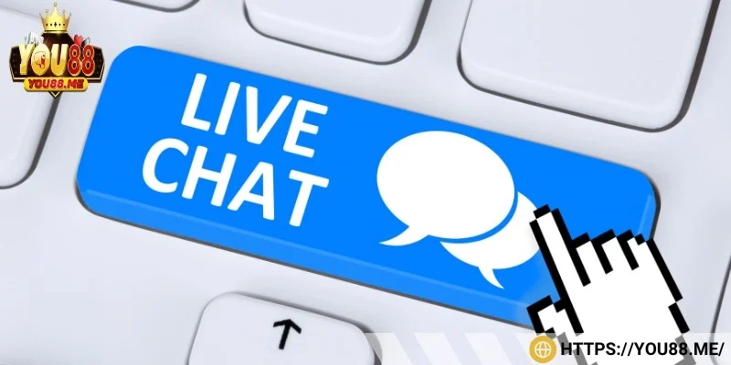 Chat trực tiếp là kênh liên hệ You88 được lựa chọn nhiều nhất